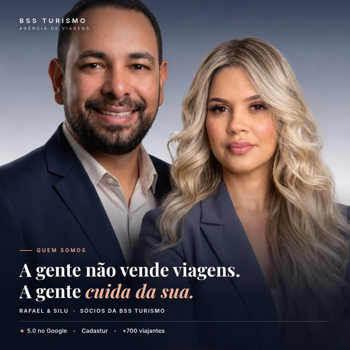 Rafael e Silu, sócios da BSS Turismo